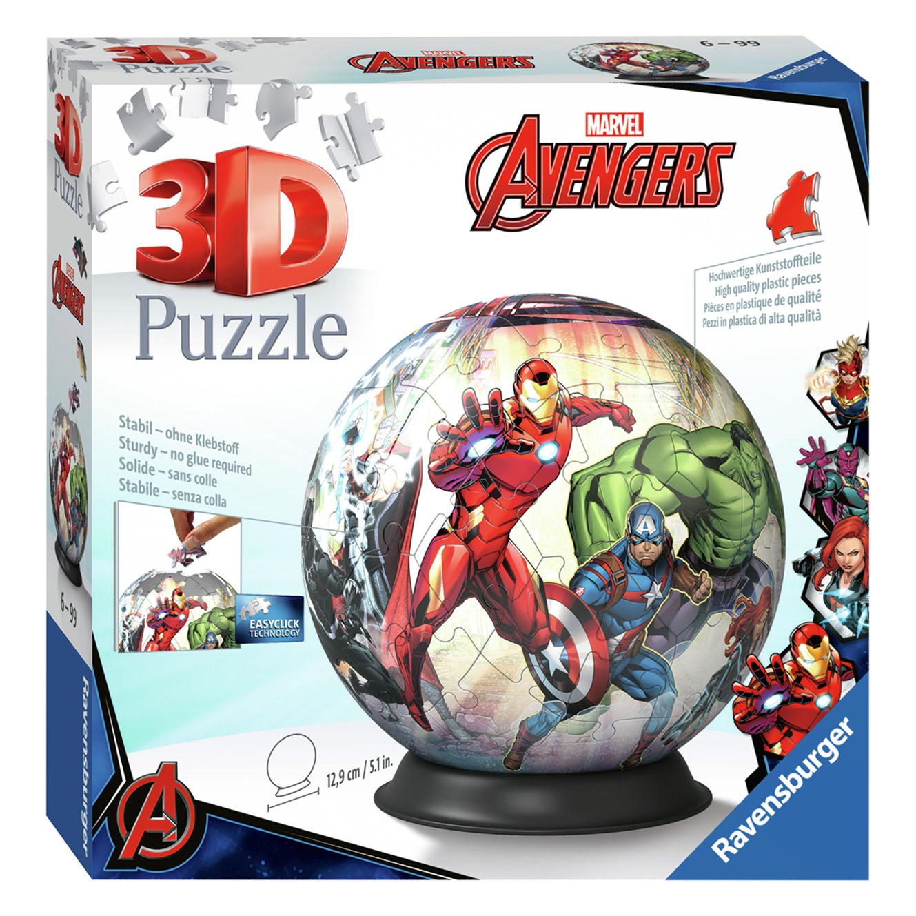 Ravensburger - marvel avengers 3d puzzel 72st.