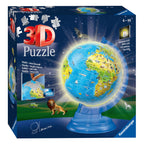 Ravensburger - xxl kinder globe night edition engelstalig 3d puzzel 180st.