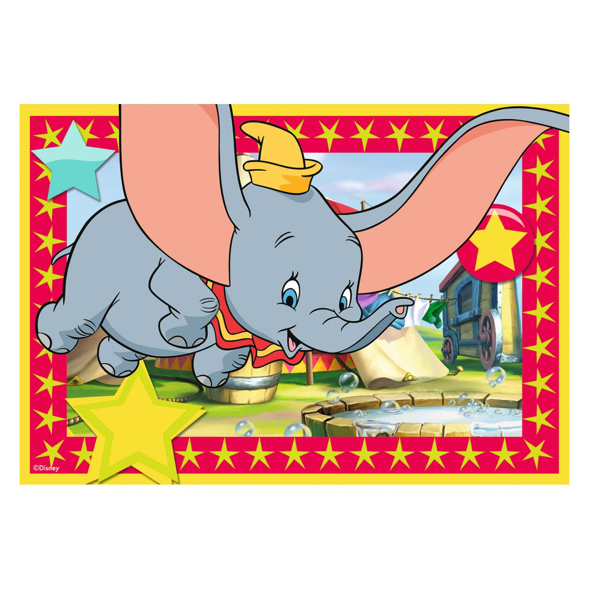 Ravensburger puzzel disney animal - twee puzzels - 12 stukjes - kinderpuzzel