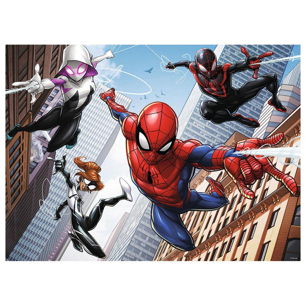Ravensburger spiderman de kracht van de spin - puzzel - 200 stukjes - vanaf 8 jaar