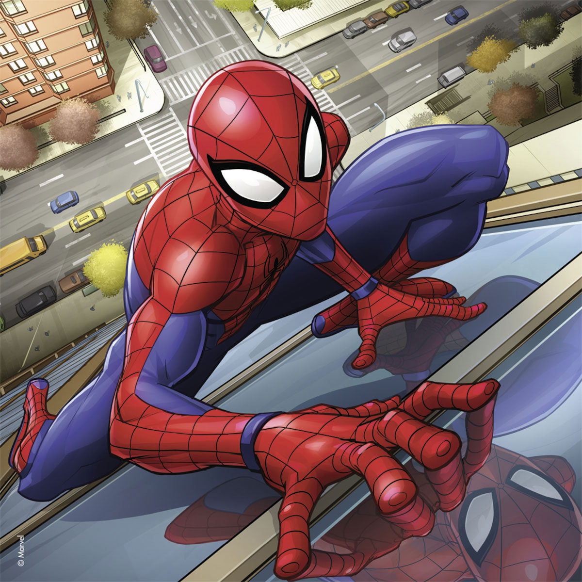 Ravensburger - puzzel spiderman in actie - 3x49 stukjes