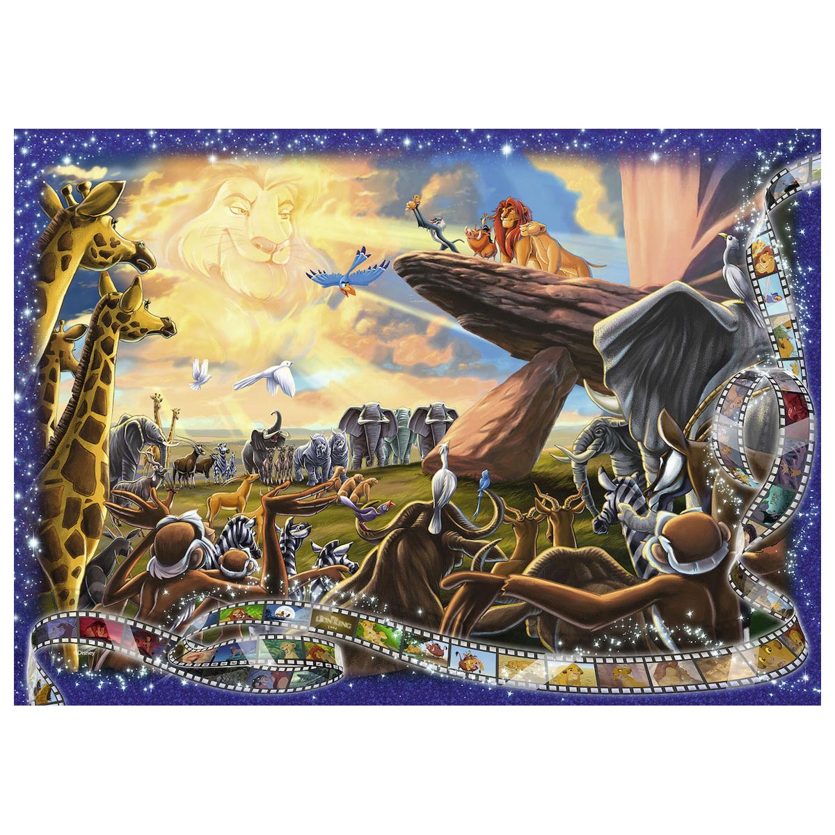 Ravensburger the lion king 1000st.