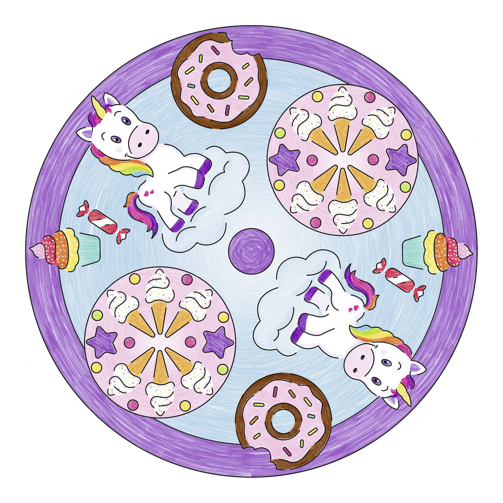 Ravensburger - mandala-designer 2in1 - eenhoorn