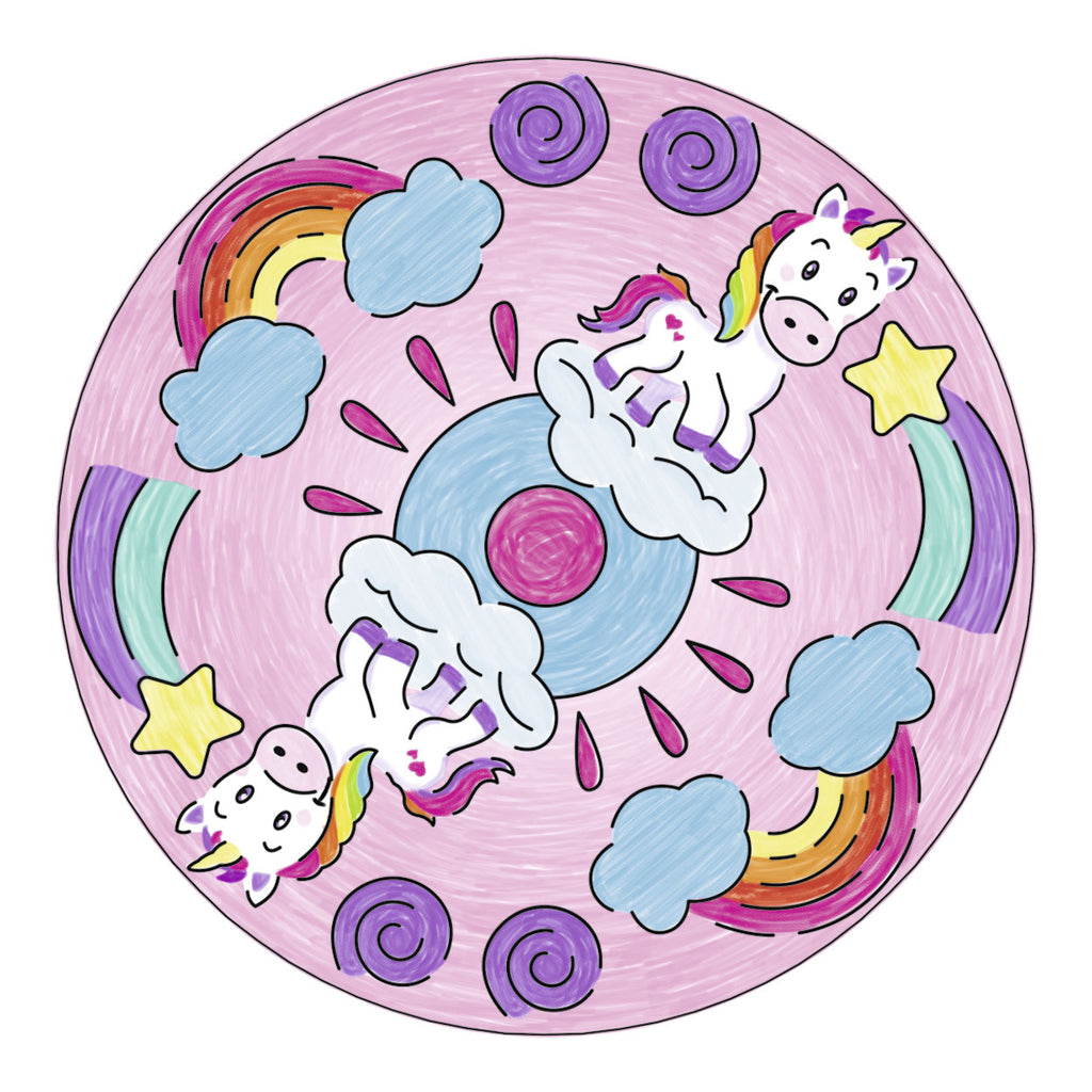 Mandala-designer ravensburger mini - eenhoorn