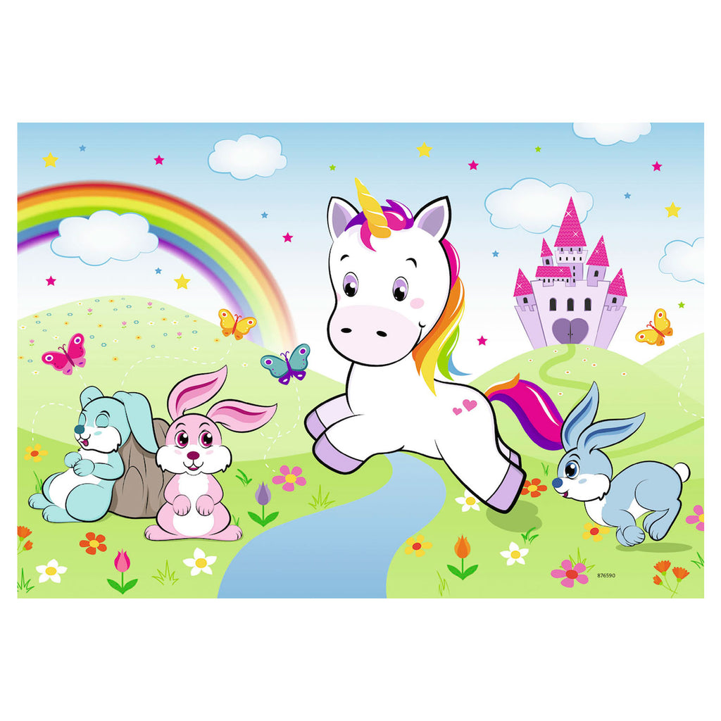 Ravensburger sprookjesachtige eenhoorn puzzel, 2x24st.