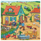 Ravensburger op de boerderij - kinderpuzzel 3 x 49 stukjes - vanaf 5+