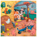 Ravensburger op de boerderij - kinderpuzzel 3 x 49 stukjes - vanaf 5+