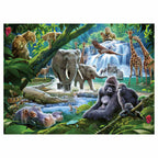 Ravensburger puzzel jungle dieren - legpuzzel - 100 stukjes