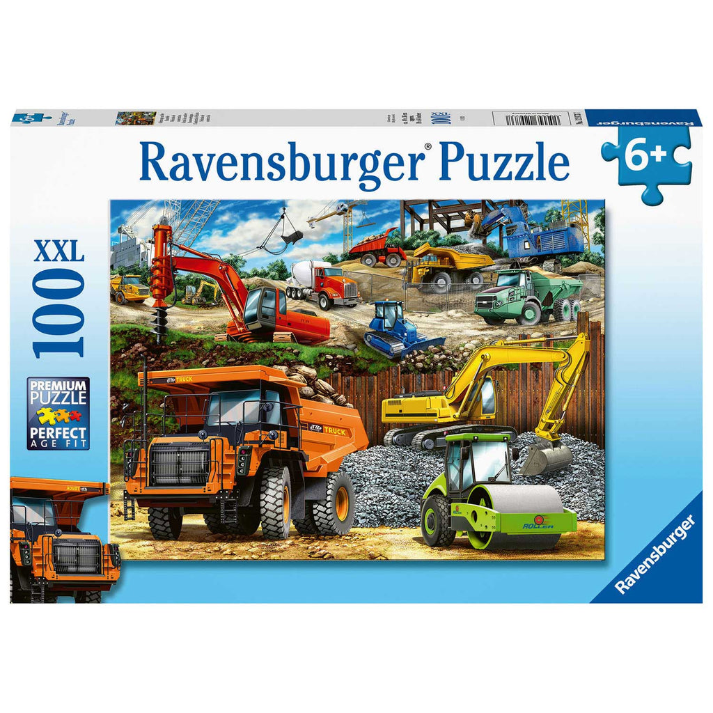 Ravensburger - bouwvoertuigen 100st. xxl