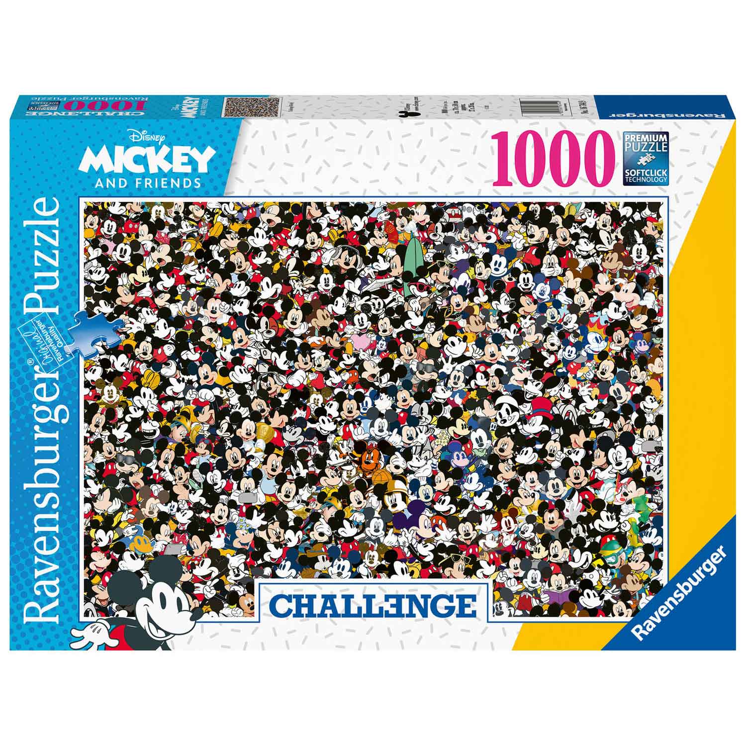 Ravensburger puzzel 16744 challenge mickey 1000 stukjes
