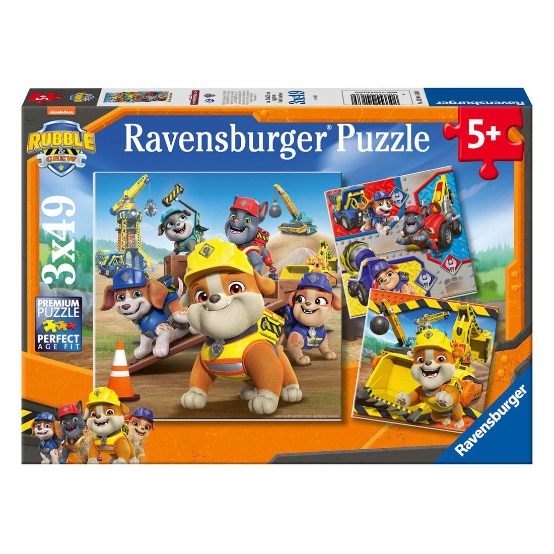 Ravensburger puzzel rubble crew 3x49st