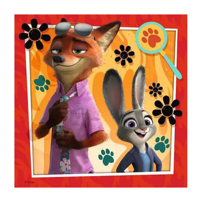 Ravensburger puzzel zootopia 2 3x49st