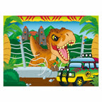 Ravensburger - legpuzzel jurassic world explorers - 4 puzzels