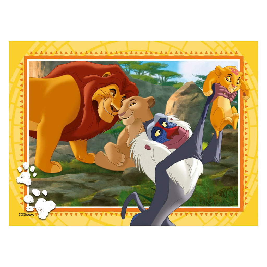 Ravensburger - puzzel the lion king - legpuzzel - 12 16 20 24 stukjes