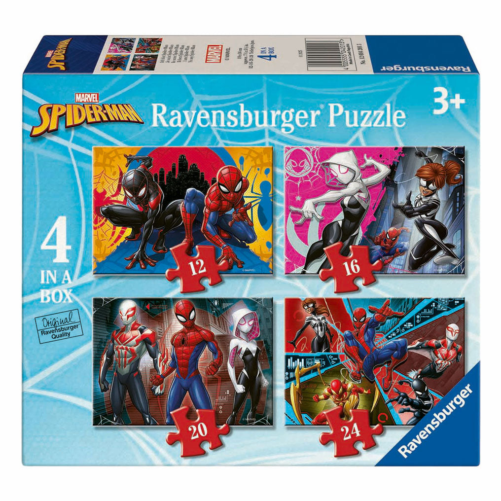 Ravensburger marvel spider-man 4-in-1 puzzel