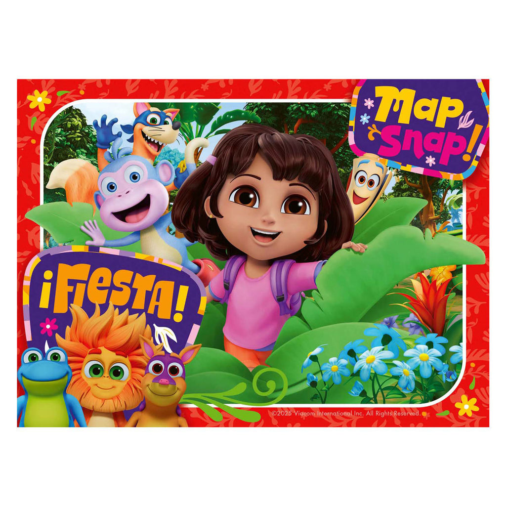 Ravensburger - puzzel dora join the adventure! - legpuzzel - stukjes