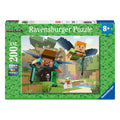 Ravensburger - legpuzzel minecraft avonturen - 200 stuks xxl