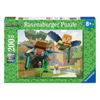 Ravensburger - legpuzzel minecraft avonturen - 200 stuks xxl