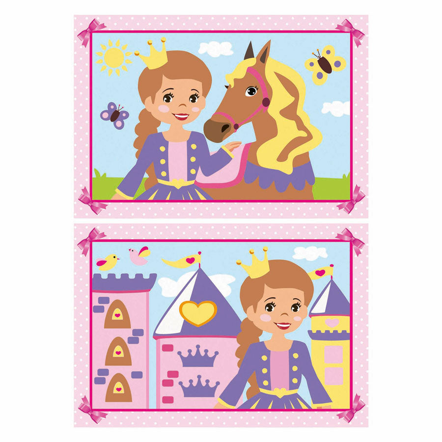 Ravensburger - creart schilderen op nummer - kleine prinsessen