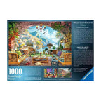 Ravensburger puzzel mediterranean terrace view - legpuzzel - stukjes