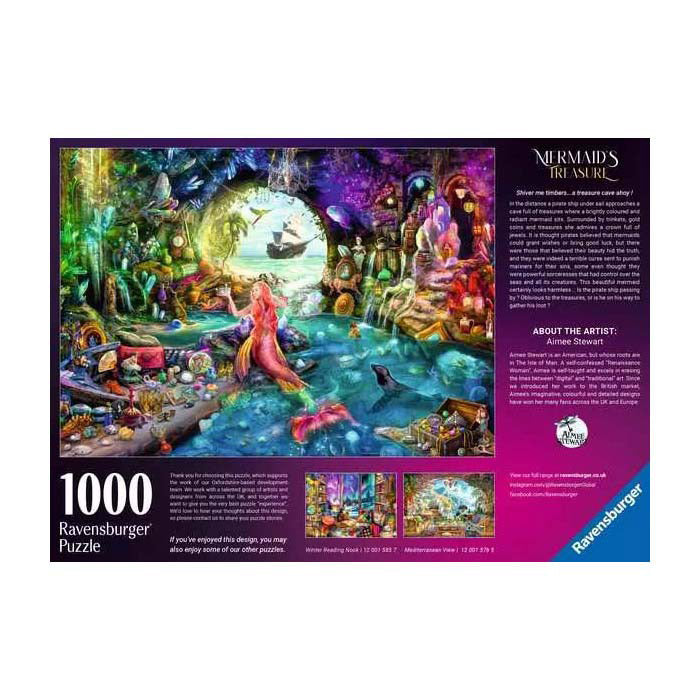 Ravensburger - legpuzzel meerminnenschat - 1000st.