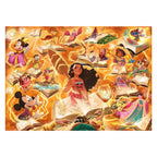 Ravensburger - legpuzzel disney lorcana glimmers of the realm: amber - 1000st.