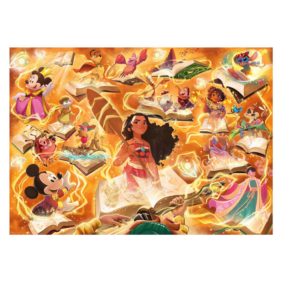 Ravensburger - legpuzzel disney lorcana glimmers of the realm: amber - 1000st.