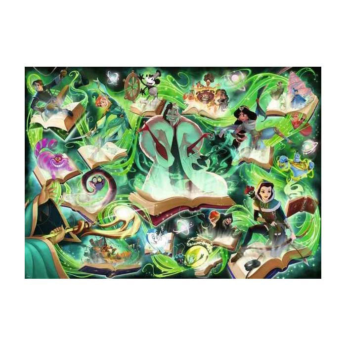 Ravensburger - legpuzzel disney lorcana glimmers of the realm: emerald - 1000st.