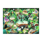 Ravensburger - legpuzzel disney lorcana glimmers of the realm: emerald - 1000st.