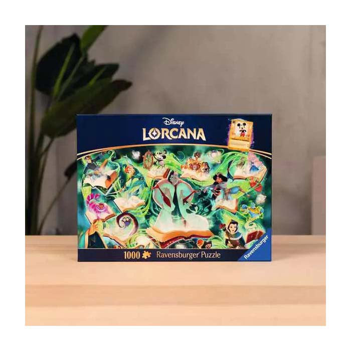 Ravensburger - legpuzzel disney lorcana glimmers of the realm: emerald - 1000st.