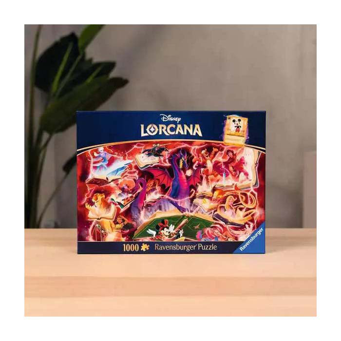 Ravensburger disney lorcana jigsaw puzzle glimmers of the realm: ruby (1000 pieces) puzzles