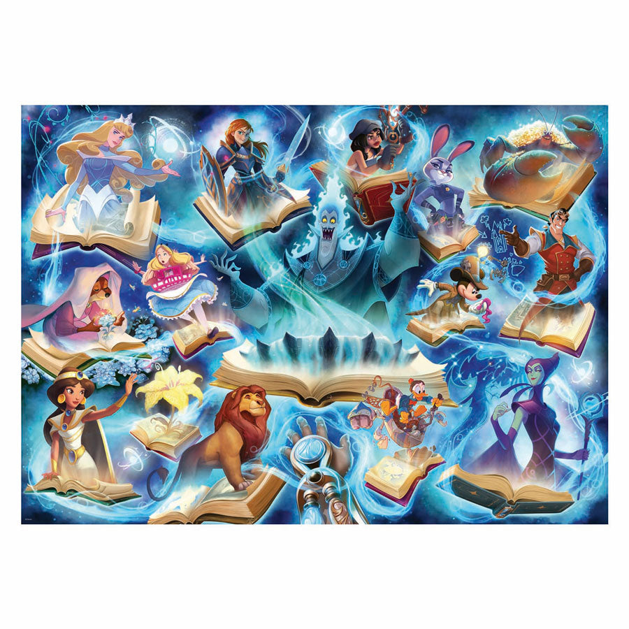 Ravensburger - legpuzzel disney lorcana glimmers of the realm: sapphire - 1000st.