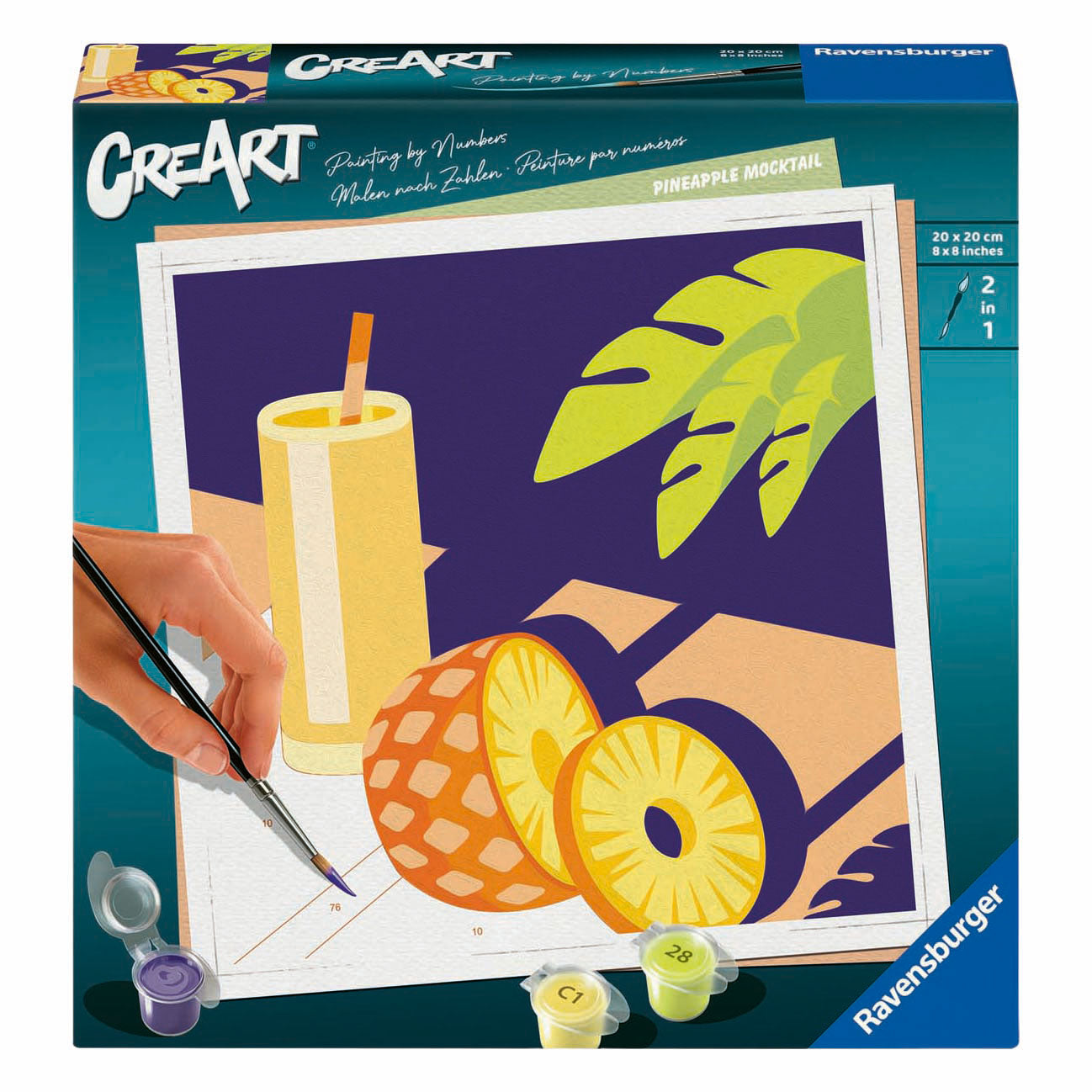 Ravensburger creart schilderen op nummer - ananas