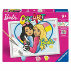 Ravensburger - creart schilderen op nummer - barbie-duo
