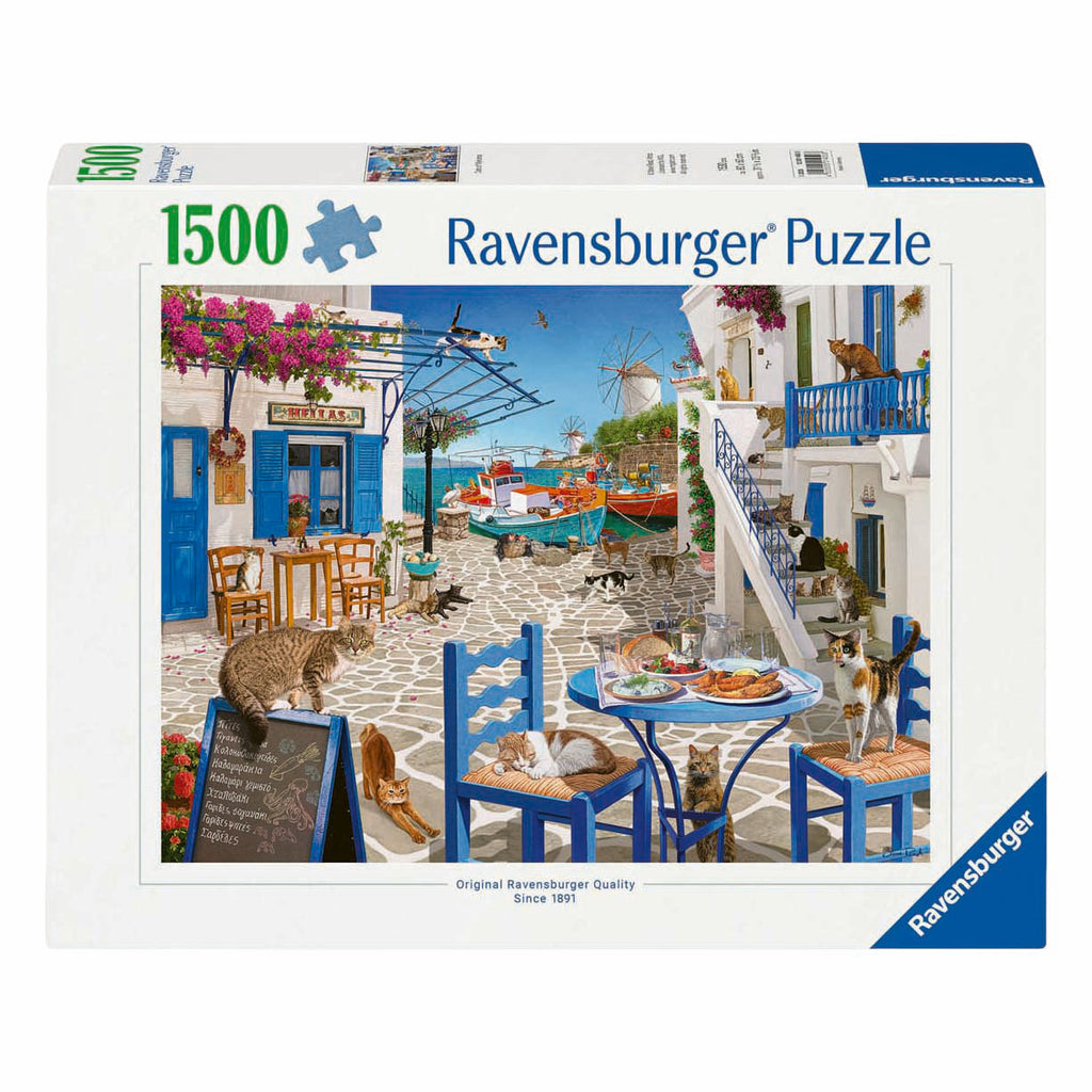 Ravensburger - legpuzzel katten van mykonos - 1500st.