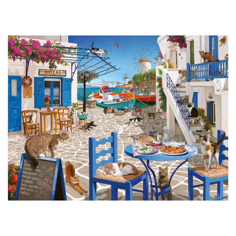 Ravensburger - legpuzzel katten van mykonos - 1500st.