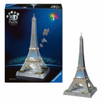 Ravensburger - 3d puzzel iconics eiffeltoren - met licht - 243st.