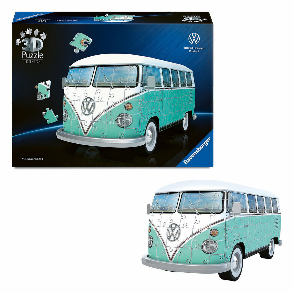 Ravensburger - 3d puzzel iconics volkswagen t1 - 185st.