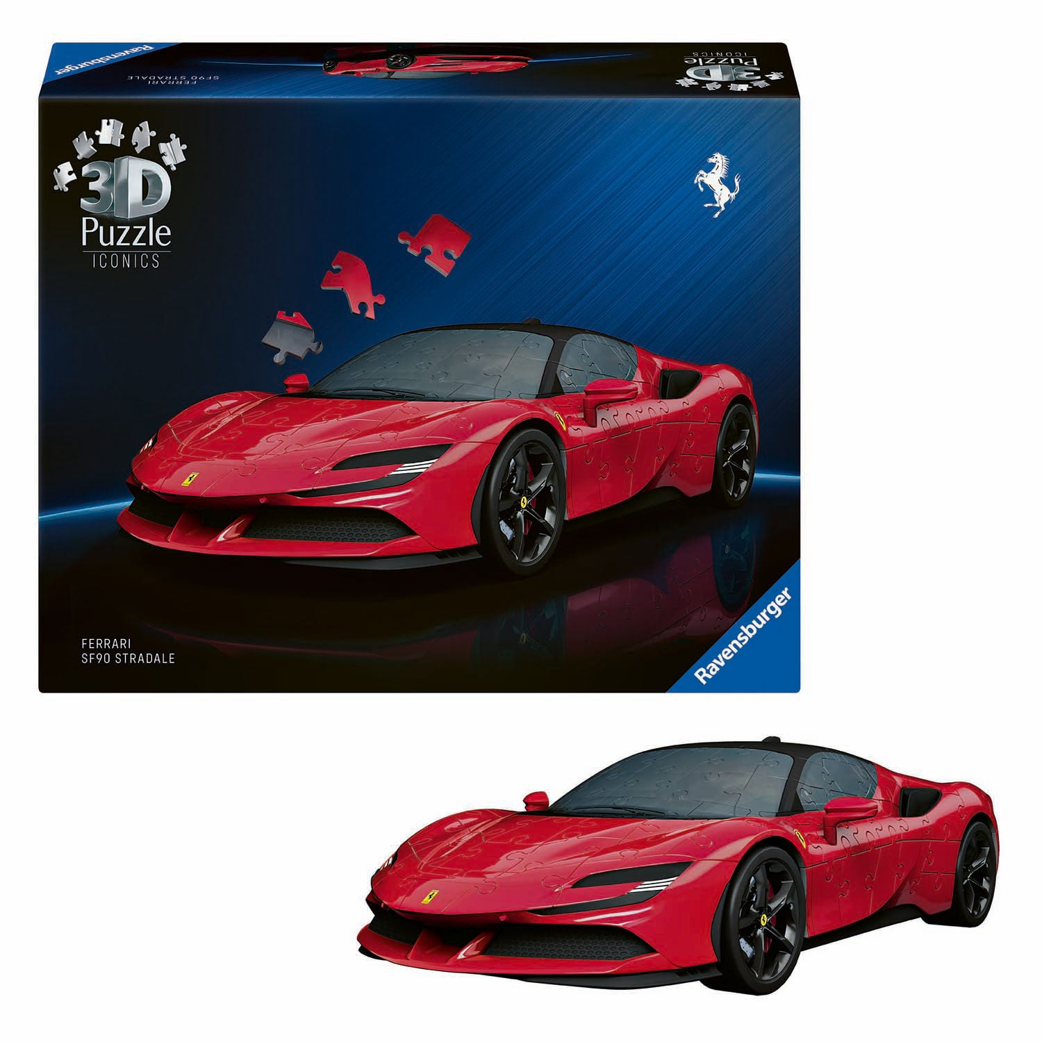 Ravensburger - iconics 3d puzzel ferrari sf90 stradale
