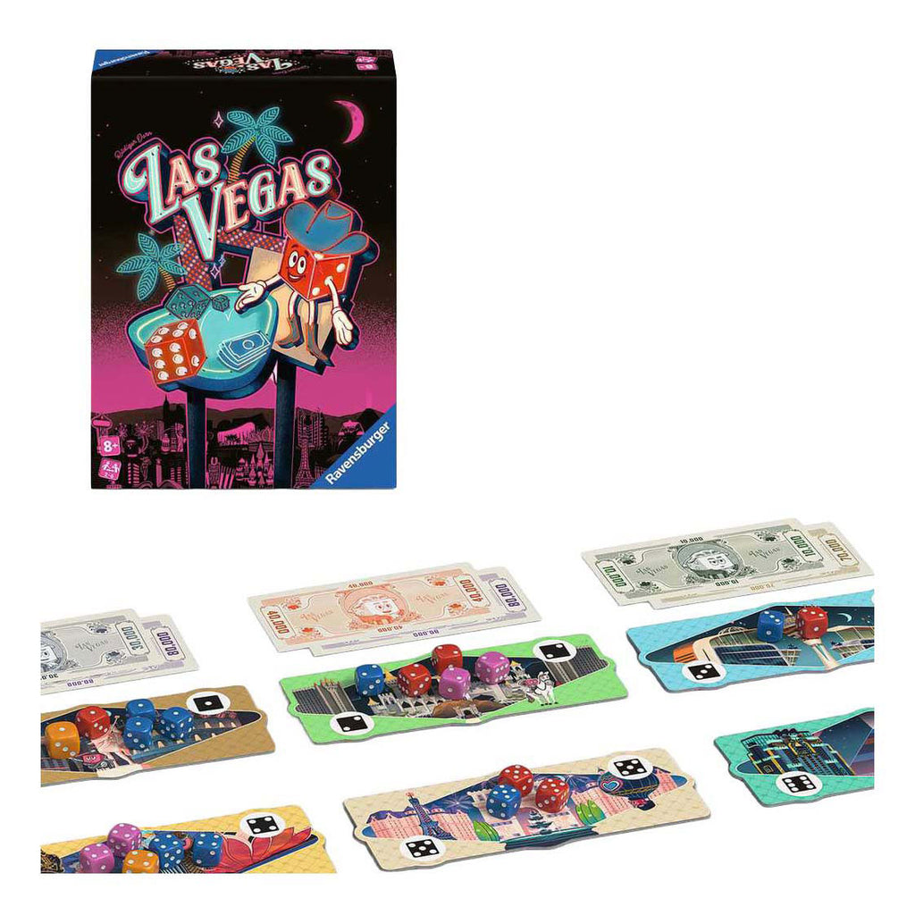 Ravensburger – las vegas – dobbelspel – vanaf 8 jaar