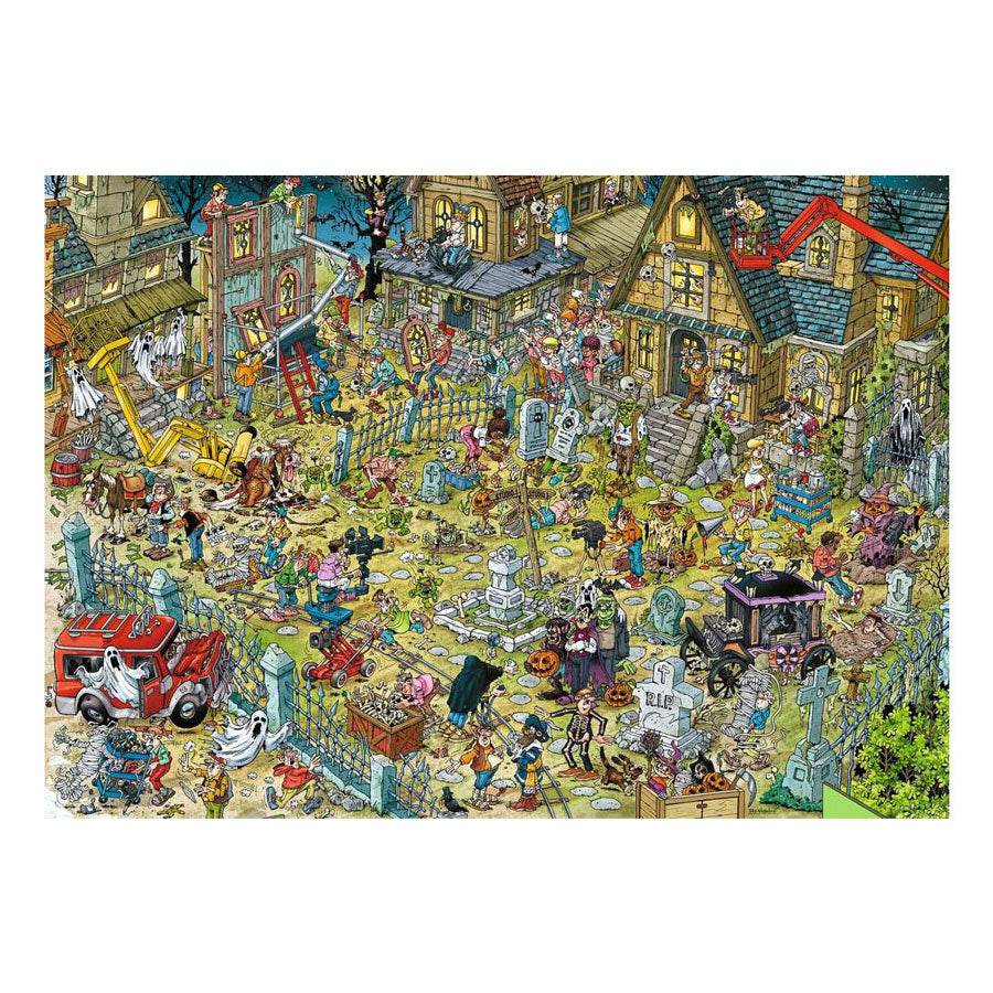 Ravensburger – movie set 2: haunted house – legpuzzel – 1000 stukjes