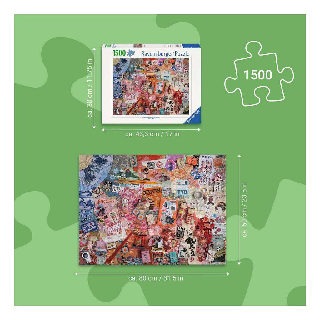 Ravensburger - legpuzzel trip to tokyo - 1500st.