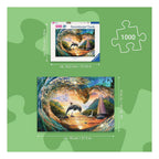 Ravensburger - – sprong in de zonsondergang – legpuzzel – 1000 stukjes