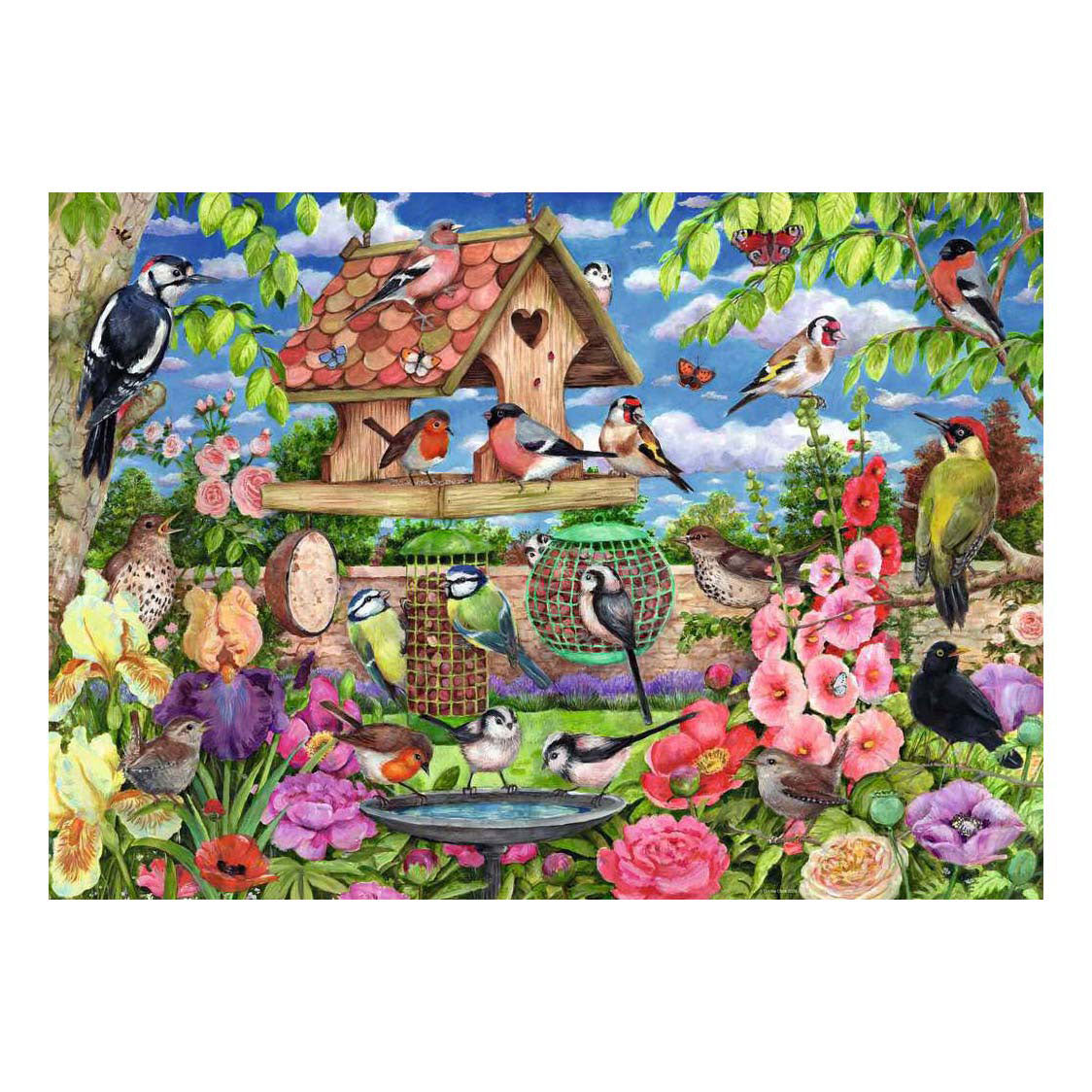 Ravensburger – the bird table – legpuzzel – 1000 stukjes