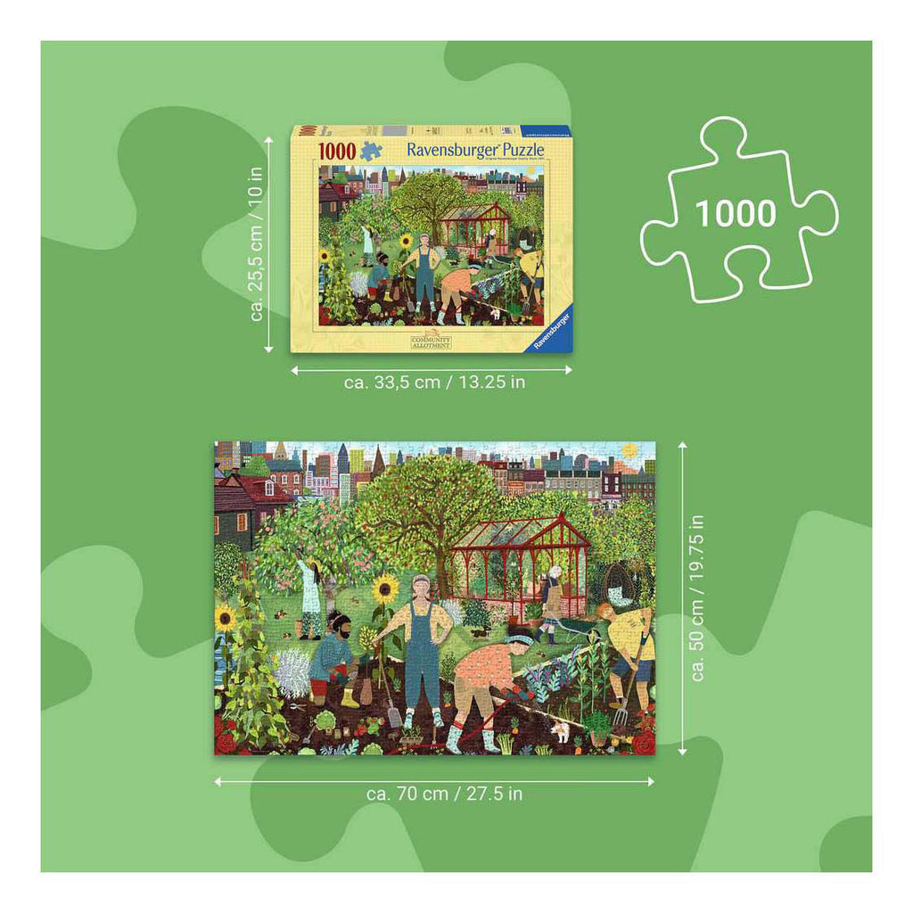 Ravensburger - legpuzzel the allotment - 1000st.