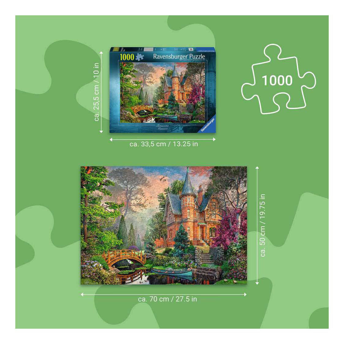 Ravensburger puzzel terracotta mansion