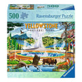 Ravensburger - legpuzzel yellowstone national park - 500st.