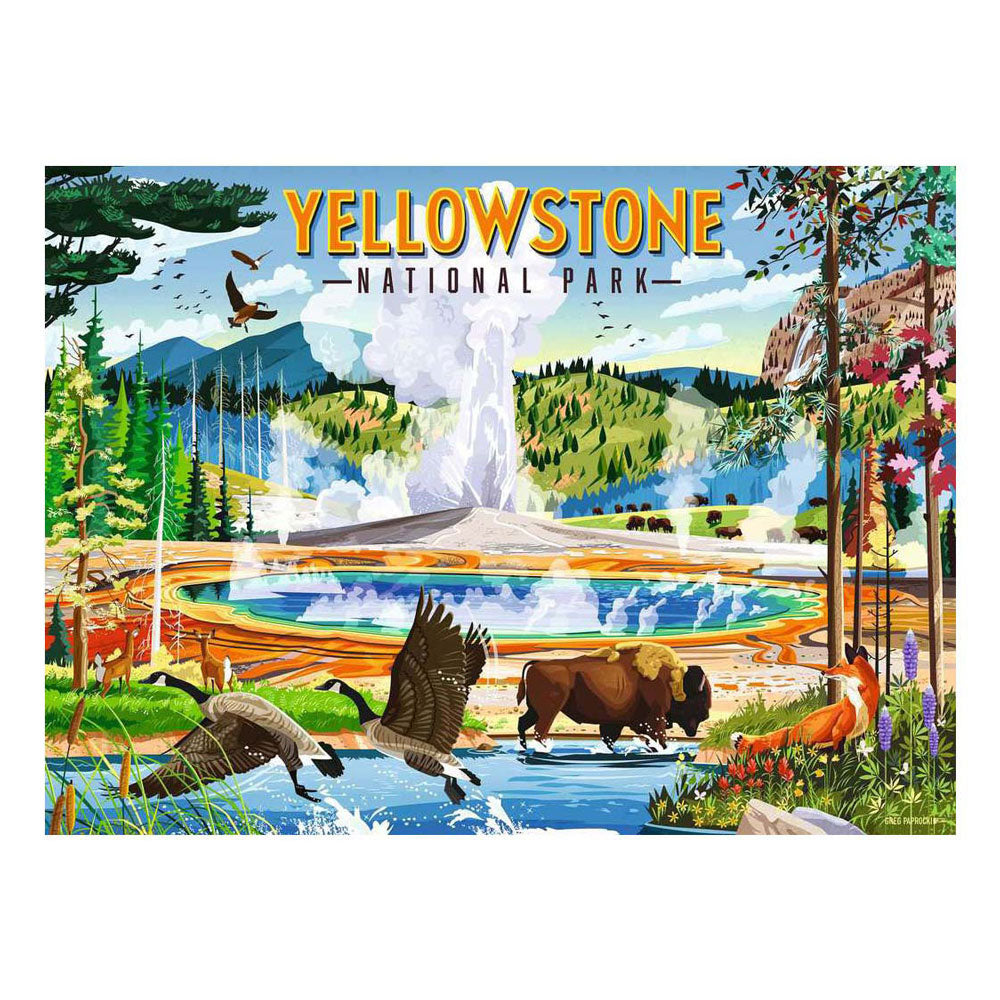 Ravensburger - – yellowstone national park – legpuzzel – 500 stukjes