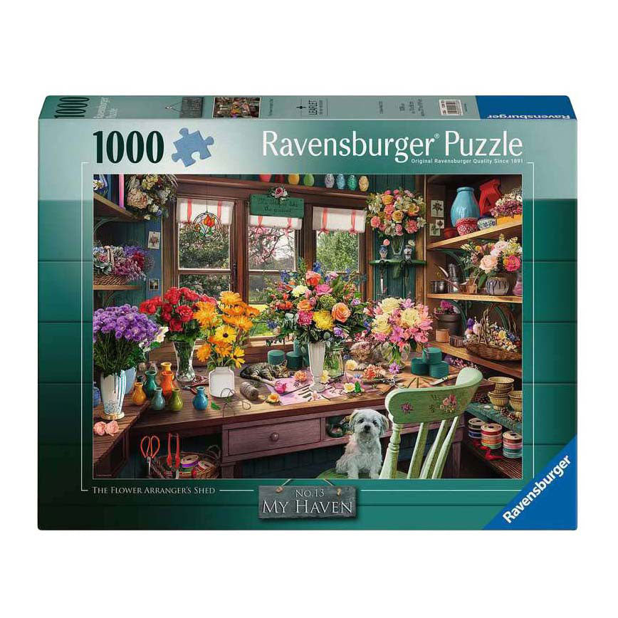 Ravensburger puzzel bloemschikker 1000p