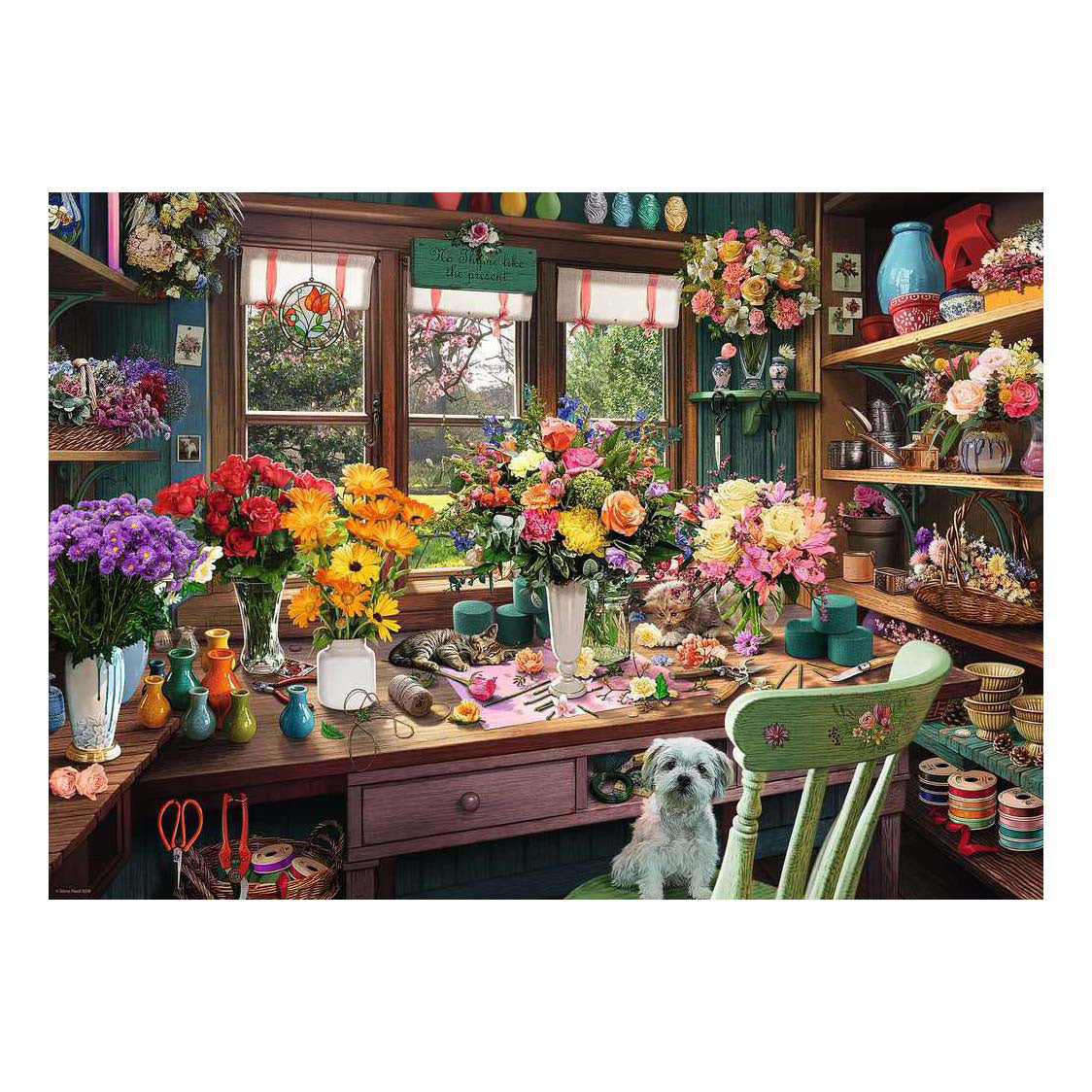 Ravensburger puzzel bloemschikker 1000p